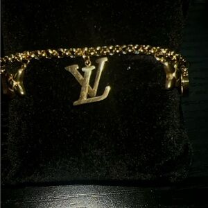 Louis Vuitton Gold Charm Bracelet